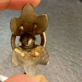 Silver-plated serving cutlery for leg of lamb