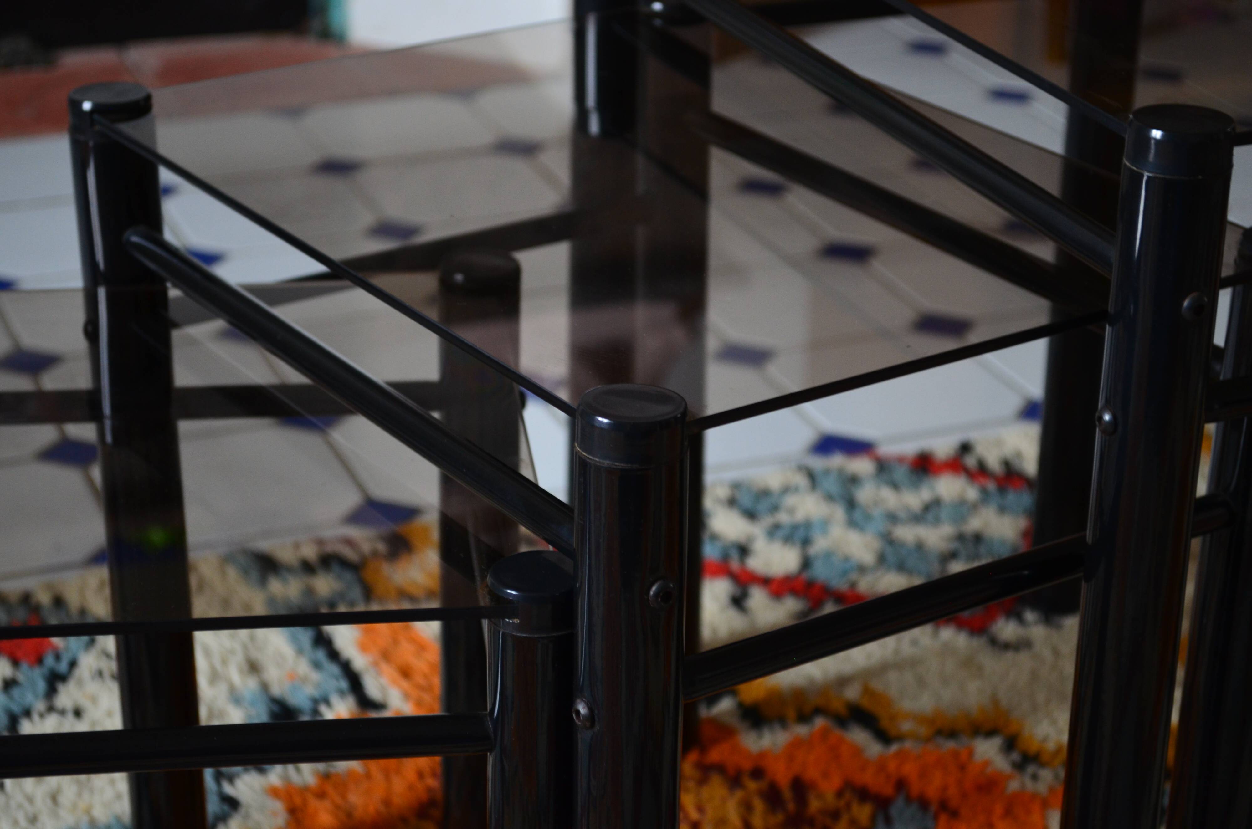 Trio of nesting tables