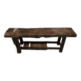 Old vintage wooden workbench