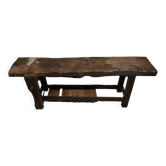 Old vintage wooden workbench