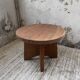 Constructivist gueridon 1950 mahogany