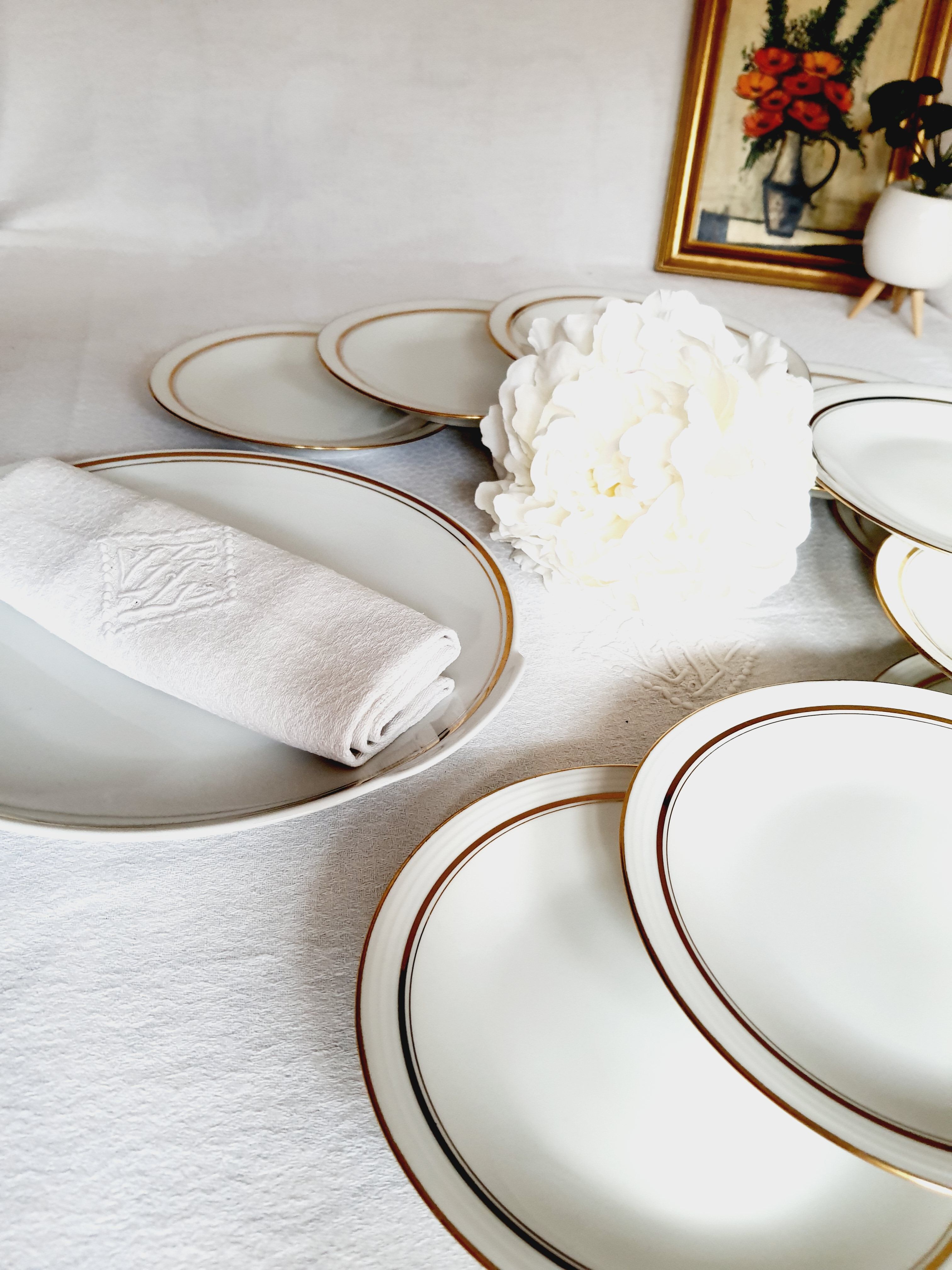 Limoges & Bavaria porcelain dessert service