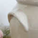 Large old stoneware confit pot