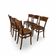 Set of six Authentic antique bentwood chairs, Antonio Volpe