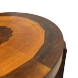 Art Deco Oak Side Table Inlaid Leaf coromandel minimalist design