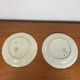 Set of 2 Choisy le roi plates, ironstone, floral motif, late 19th century