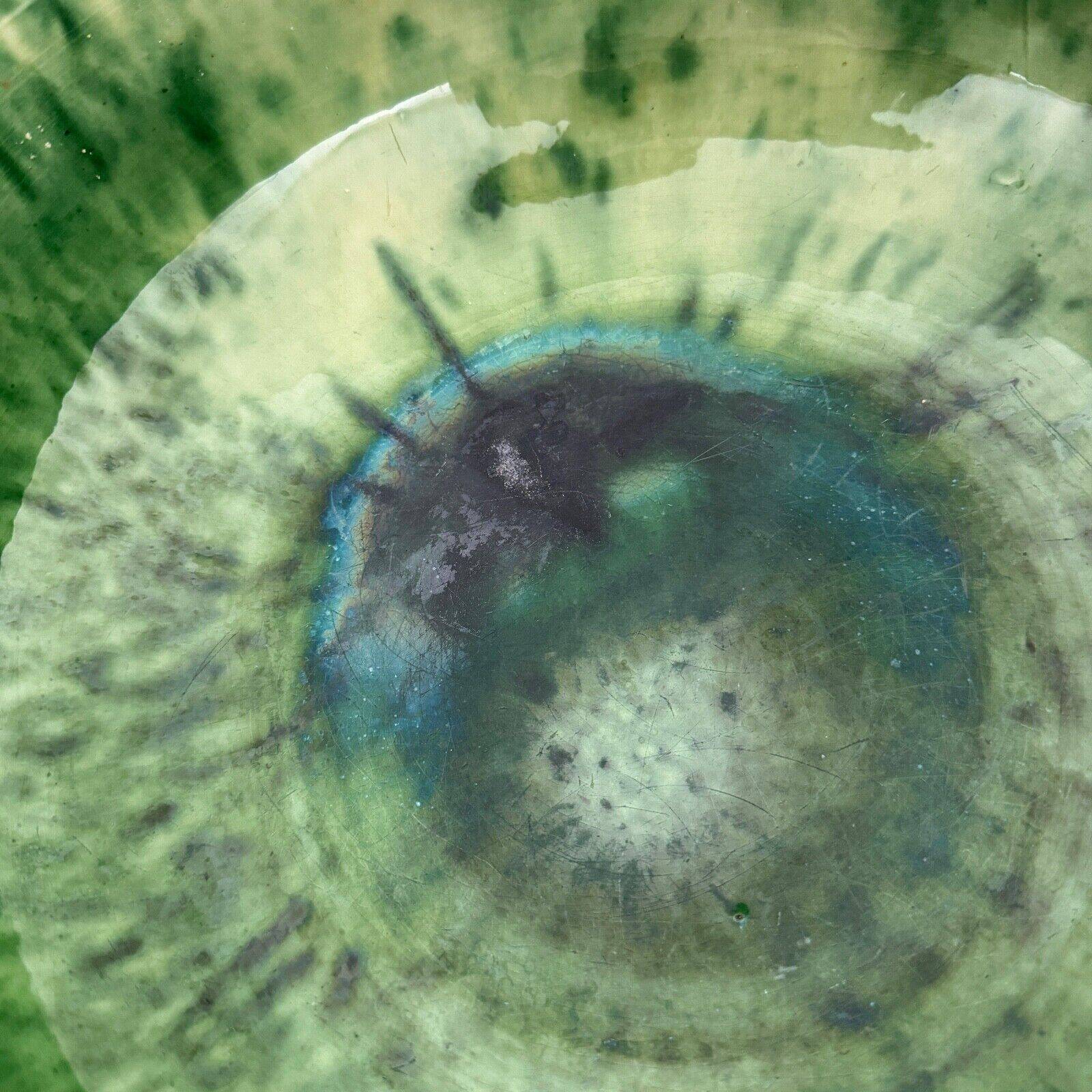 Ceramic from Vallauris France green salad bowl