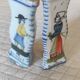 2 antique knife holders HB Quimper