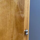 All shelf wardrobe cabinet in ash wood by františek mezulánik  for novy domov