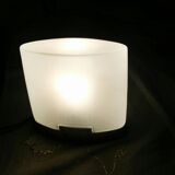 Satin glass lamp