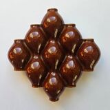 Rare Midcentury wall vase in ceramic, 1970s