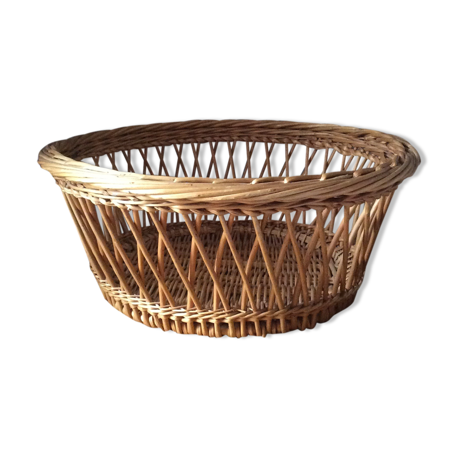 Vintage wicker basket