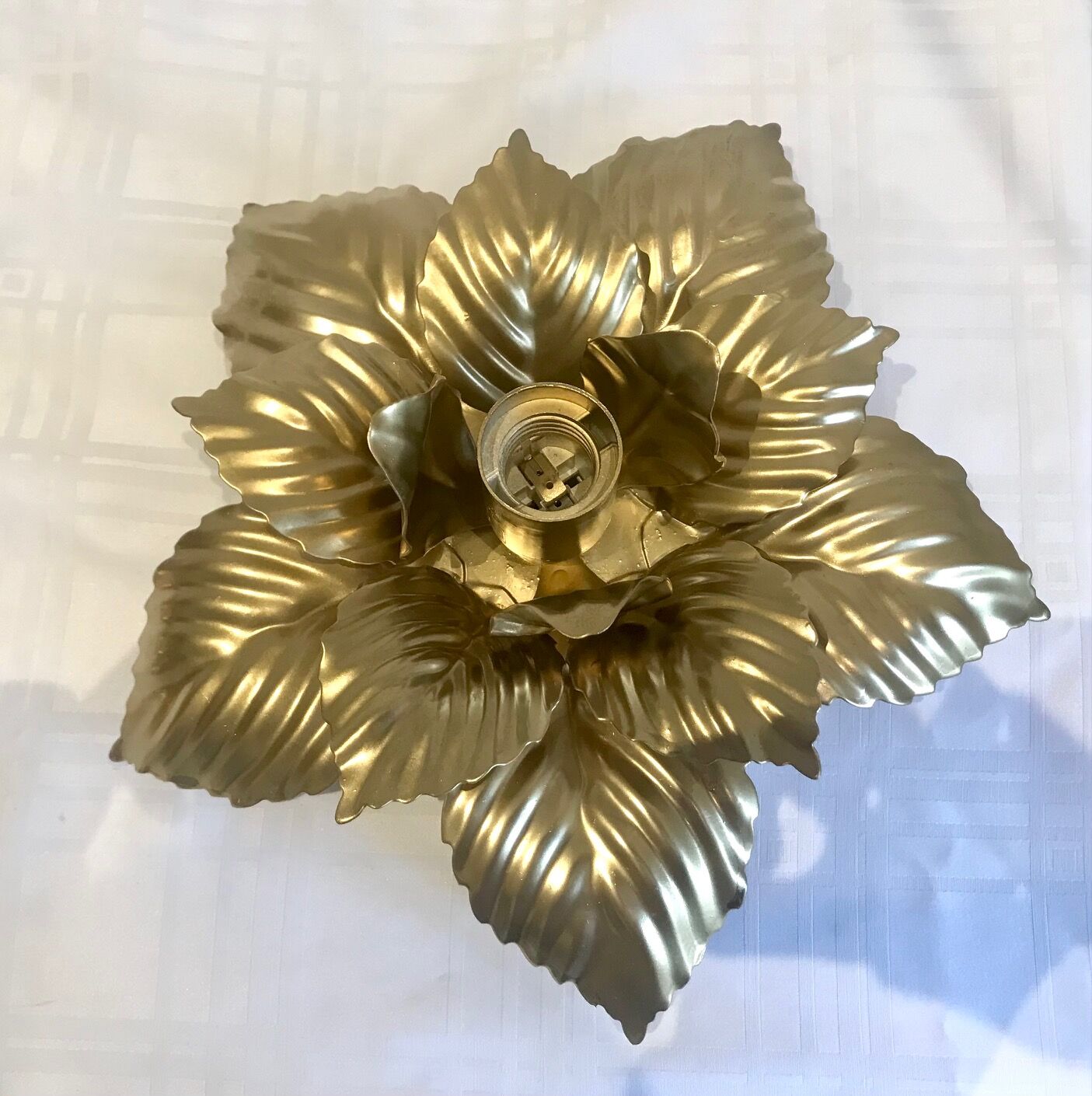 Pair of flower sconces