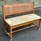 Vintage entrance bench with a storage chest 110cm
