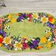Tapis ovale années 70 pure laine 144x88cm