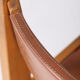Chaises marron en cuir et bois, 1970s