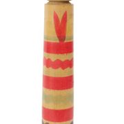 Large Kokeshi Doll XL Solid Wood Japan Showa Period 37cm