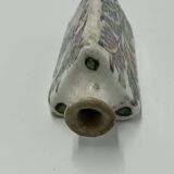 Iznik bottle, siliceous ceramic, floral decoration, Persia, 19th century