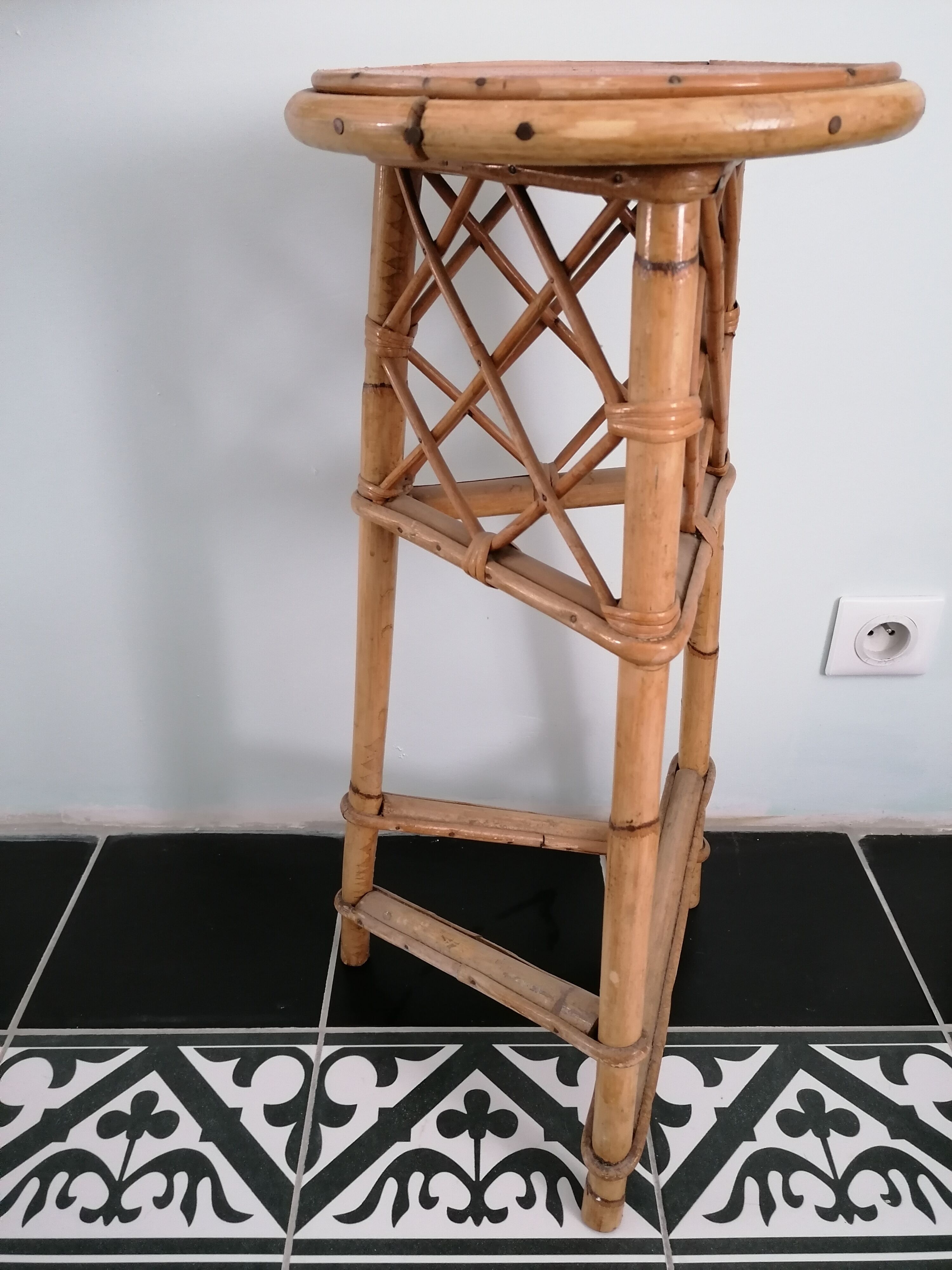 Bamboo harness/stool