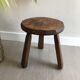 Tabouret tripode bois