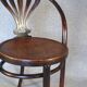 Chaise Thonet N°1029 bistrot à palmette, 1920