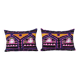Set of 2 vintage embroidered cushion covers 41x51 cm