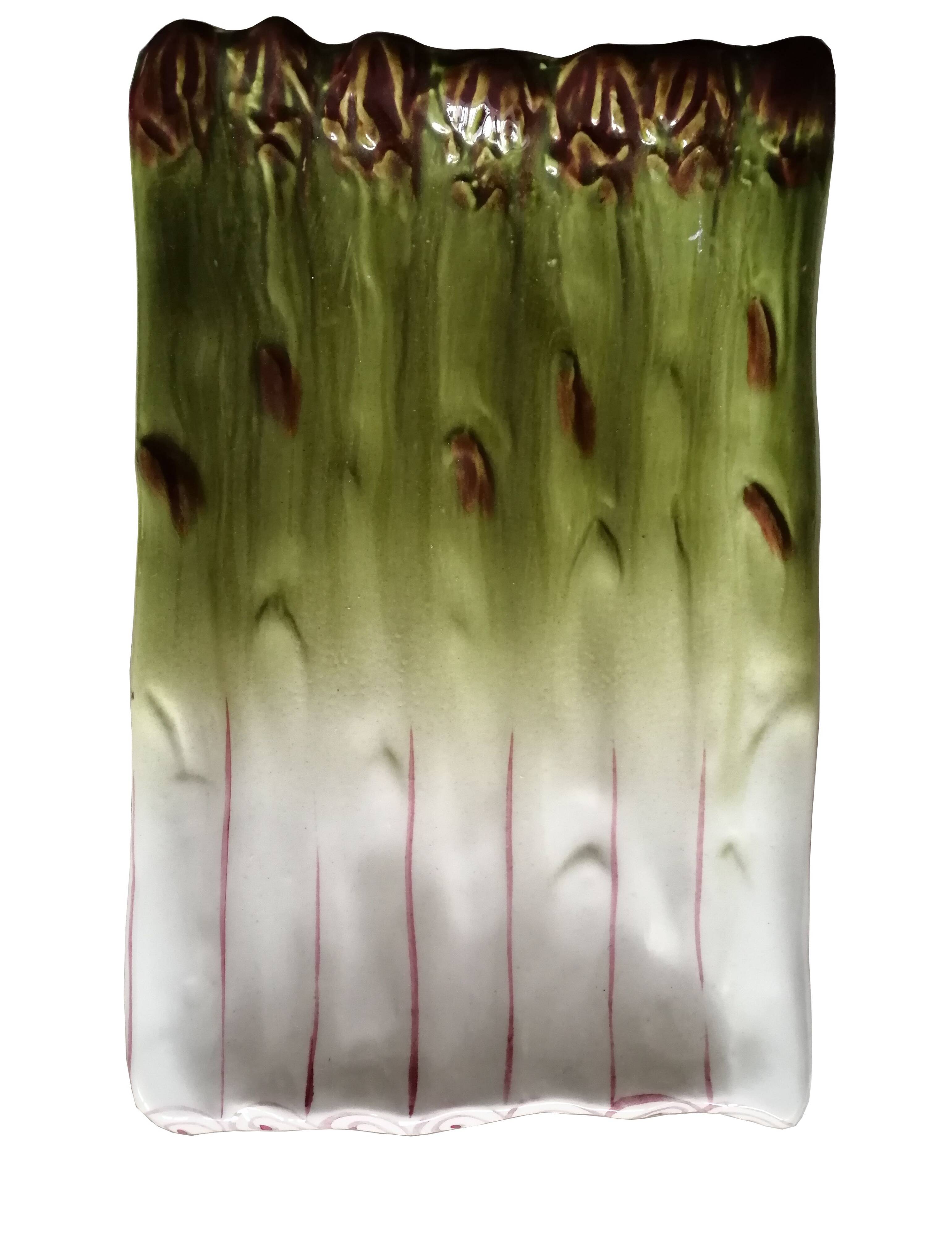 Asparagus barbotine dish