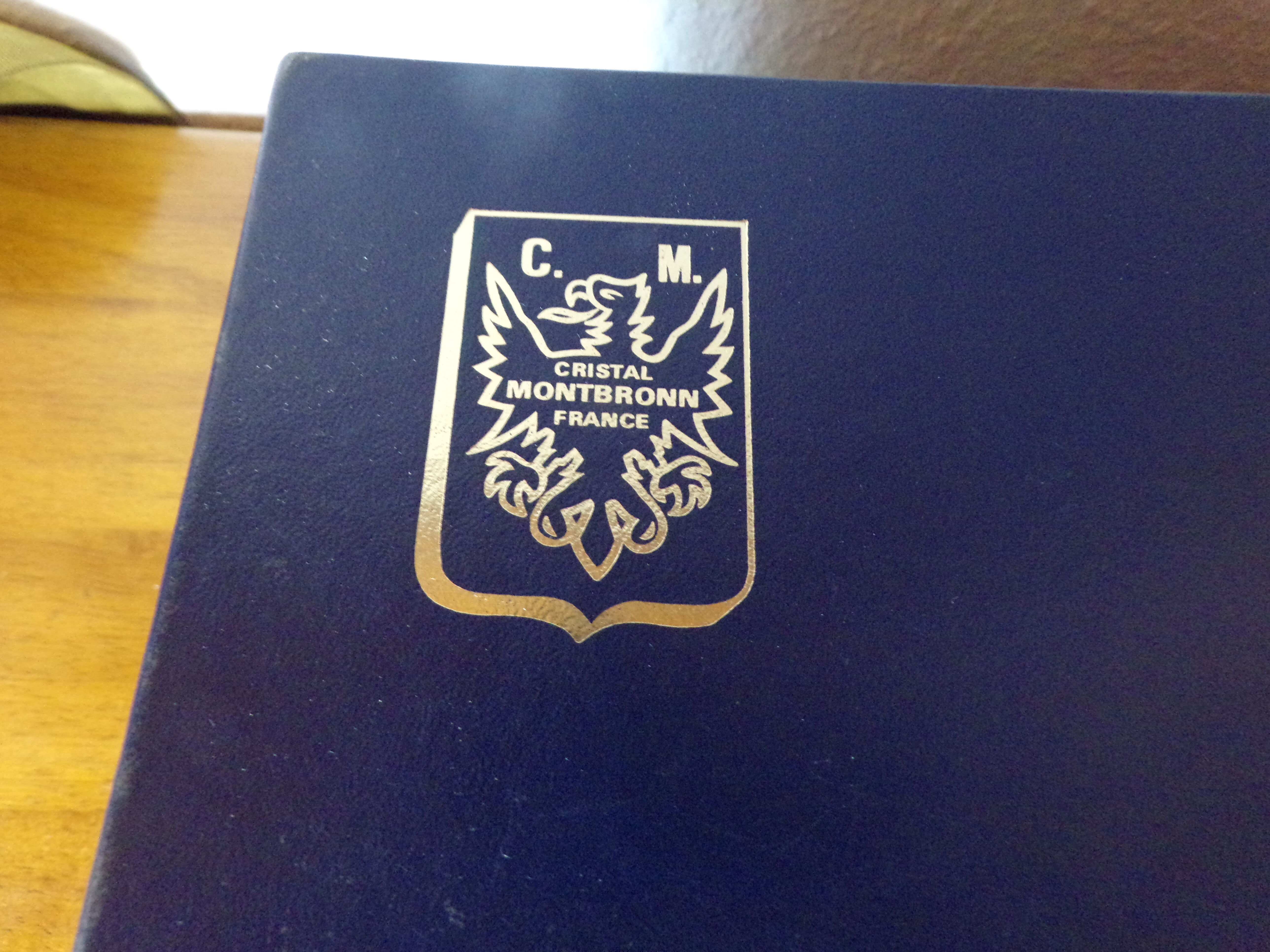 Cristal de Montbronn whisky glass