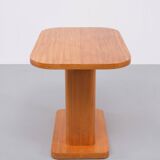 Table basse Art Déco en bois d'érable années 1920 Hollande
