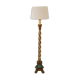 Lampadaire colonne en bois doré
