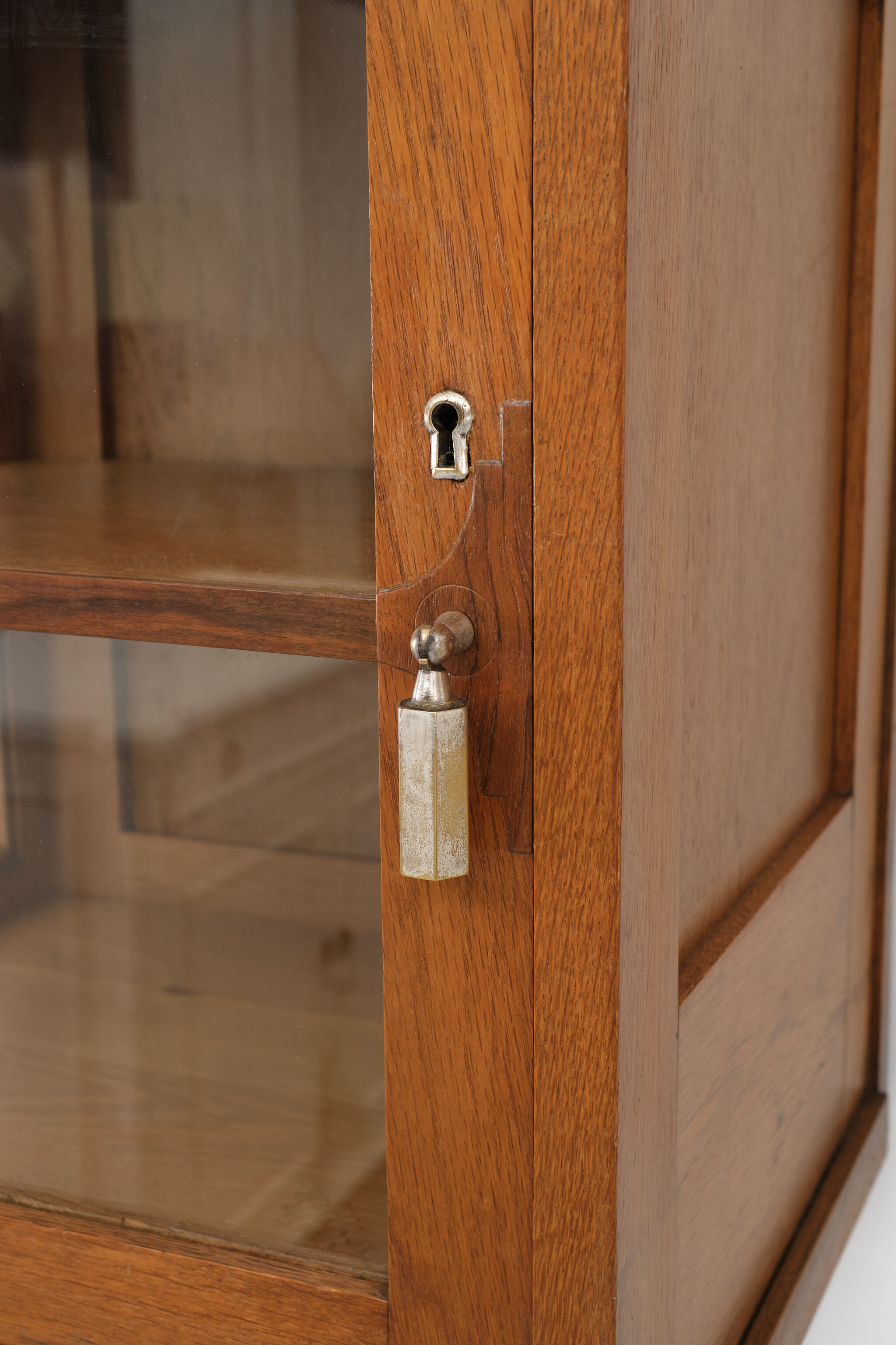 Oak art deco hanging cabinets 1930s