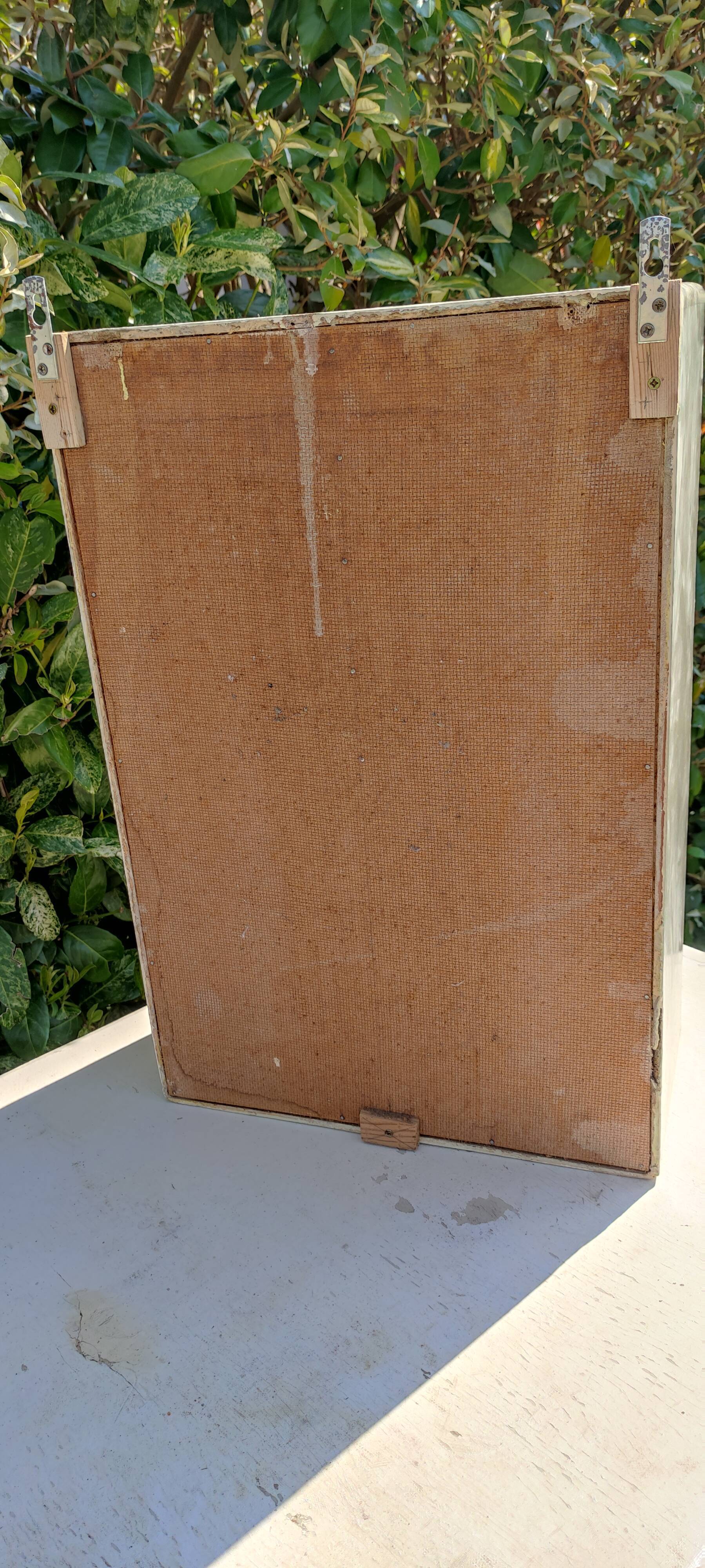 Vintage wooden medicine cabinet