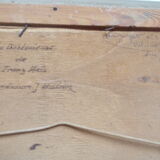 Painting oil on wood painting 1930