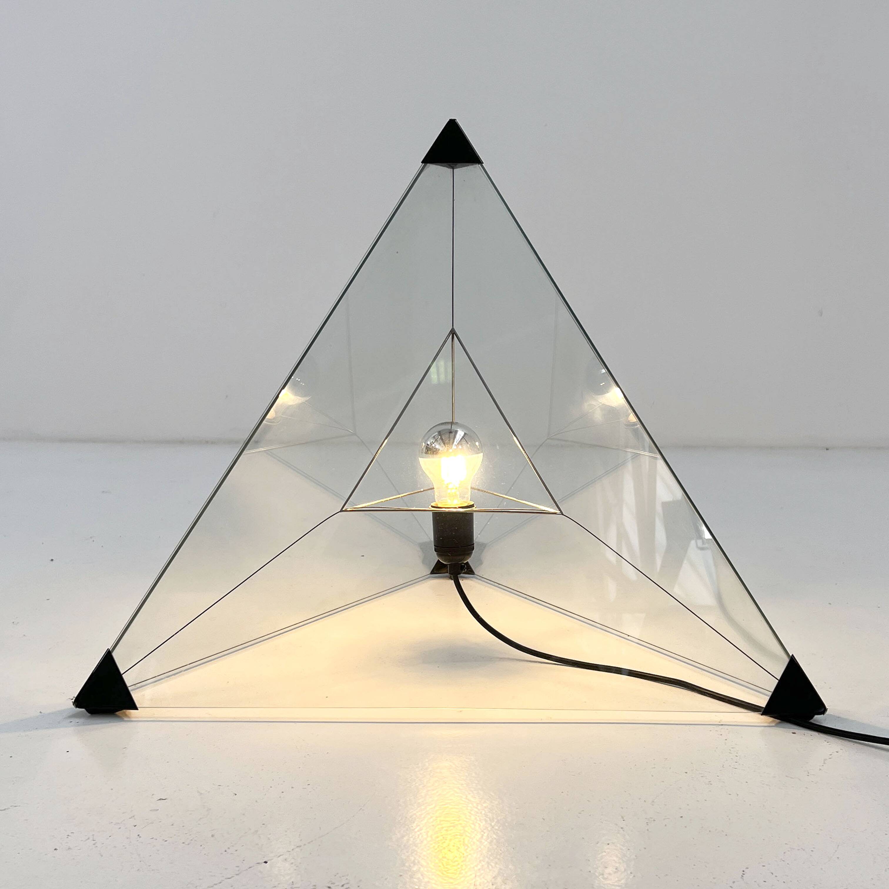 Tetrahedron Lamp by F. Van Nieuwenborg & M. Wegman for Indoor, 1979