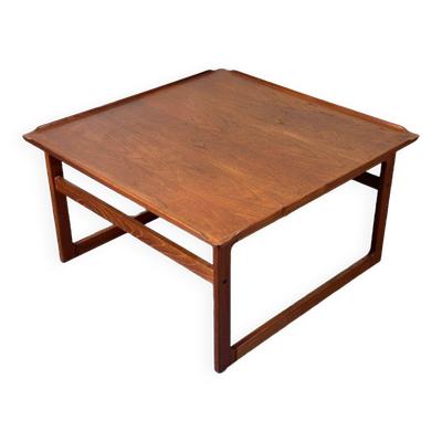 Table basse en teck des années 60-70 Kubus par Jalk Vodder Andersen pour Dyrlund Danemark