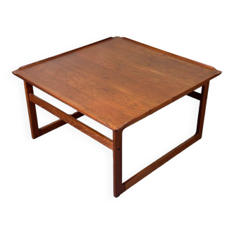 60s 70s teak coffee table Kubus by Jalk Vodder Andersen for Dyrlund Denmark