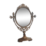 Brass psyche mirror 29x40cm