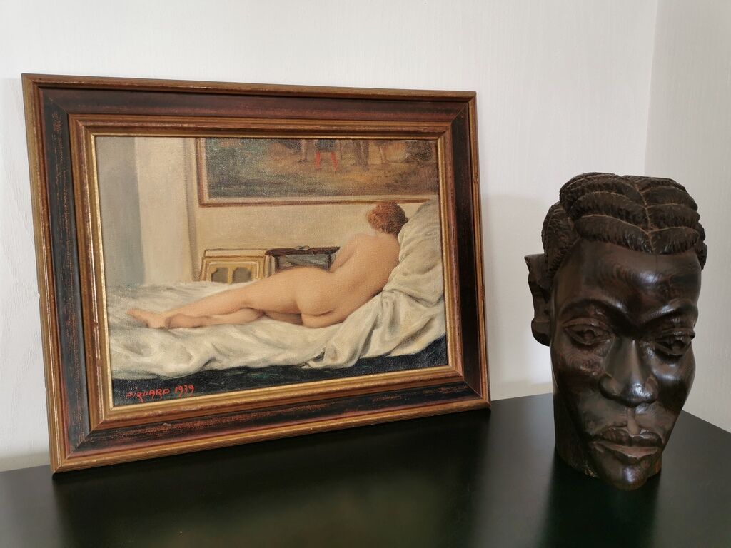 Tableau de nue signé Piquard 1979