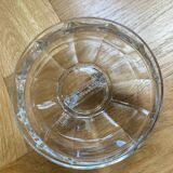 Sucrier en verre moulé