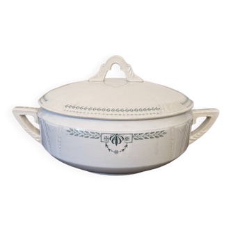 Clara soup tureen, Gien iron earth
