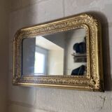 Old golden mirror