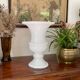 Vase Médicis blanc 34cm