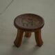 Small tripod stool Kamba hand-carved, elephant motif, Kenya, mid-20th century.