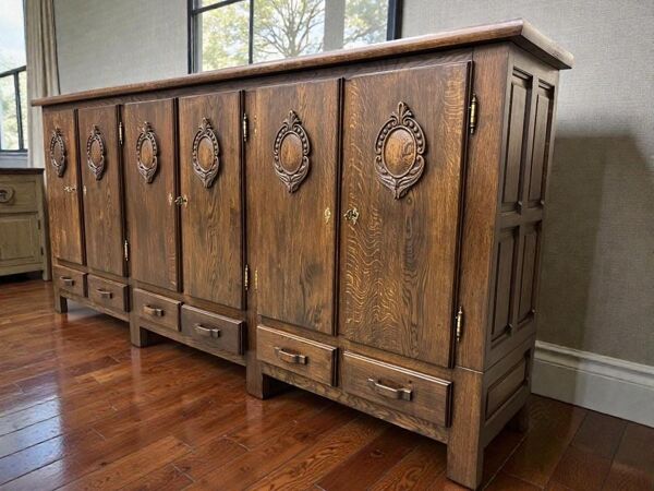 Buffet vintage XL en bois / buffet / midboard