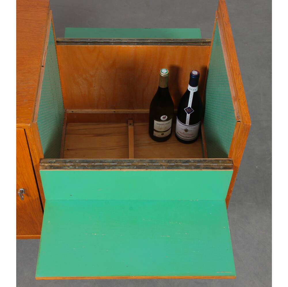 Meuble bar vintage en bois des années 1960