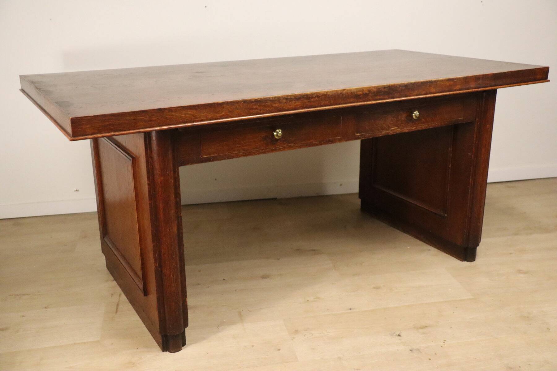 Bureau Moderniste en chêne époque Art Déco, 1940