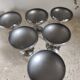 Set of 6 stainless steel cups