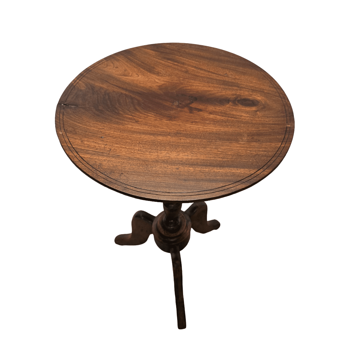 Antique French Plant Table On Tripod, 2nd half 1800s