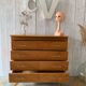 Commode aux pieds compas