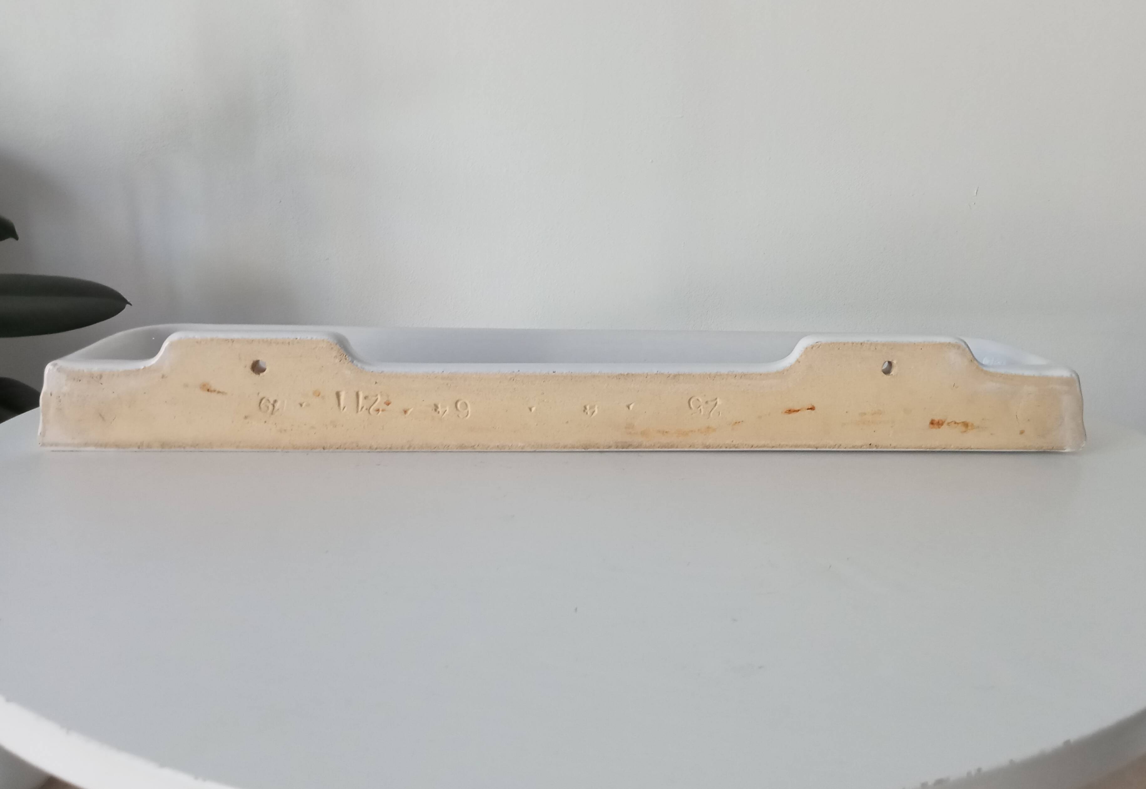 50s Art Deco Bathroom Wall Shelf